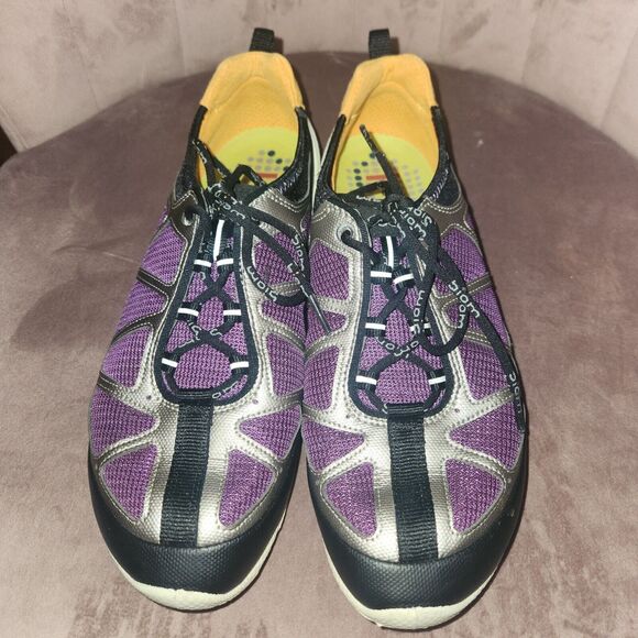 Ecco Biom Natural Motion Performance Shoes Size 40 Purple Gray Black - Picture 2 of 7